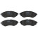 Brake Pad Set, disc brake COTEC GDB3330 TRW, Thumbnail 4