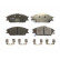 Brake Pad Set, disc brake COTEC GDB3331 TRW