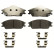 Brake Pad Set, disc brake COTEC GDB3331 TRW, Thumbnail 3