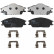 Brake Pad Set, disc brake COTEC GDB3331 TRW, Thumbnail 4