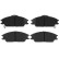 Brake Pad Set, disc brake COTEC GDB3331 TRW, Thumbnail 5