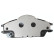 Brake Pad Set, disc brake COTEC GDB3331 TRW, Thumbnail 7