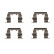 Brake Pad Set, disc brake COTEC GDB3331 TRW, Thumbnail 8