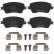 Brake Pad Set, disc brake COTEC GDB3332 TRW, Thumbnail 6