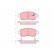 Brake Pad Set, disc brake COTEC GDB3333 TRW, Thumbnail 2