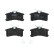 Brake Pad Set, disc brake COTEC GDB3334 TRW