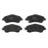 Brake Pad Set, disc brake COTEC GDB3336 TRW