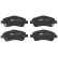 Brake Pad Set, disc brake COTEC GDB3336 TRW, Thumbnail 4