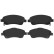 Brake Pad Set, disc brake COTEC GDB3336 TRW, Thumbnail 5