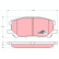 Brake Pad Set, disc brake COTEC GDB3338 TRW, Thumbnail 2