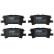 Brake Pad Set, disc brake COTEC GDB3339 TRW, Thumbnail 4