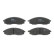 Brake Pad Set, disc brake COTEC GDB3340 TRW