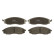 Brake Pad Set, disc brake COTEC GDB3340 TRW, Thumbnail 3