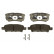 Brake Pad Set, disc brake COTEC GDB3341 TRW, Thumbnail 3