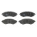 Brake Pad Set, disc brake COTEC GDB3347 TRW