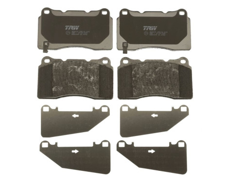 Brake Pad Set, disc brake COTEC GDB3349 TRW, Image 3