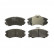 Brake Pad Set, disc brake COTEC GDB3352 TRW