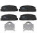 Brake Pad Set, disc brake COTEC GDB3352 TRW, Thumbnail 4