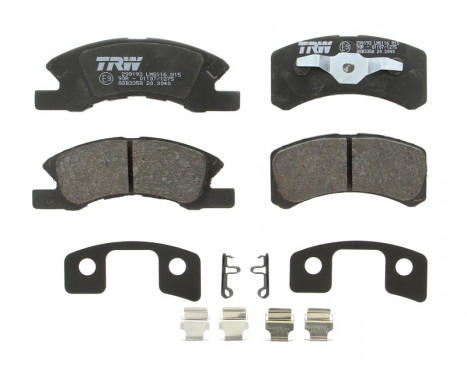 Brake Pad Set, disc brake COTEC GDB3358 TRW