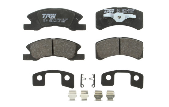Brake Pad Set, disc brake COTEC GDB3358 TRW