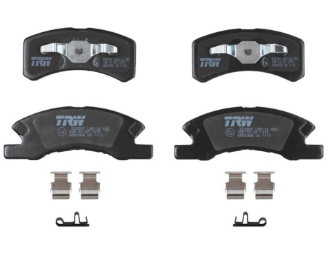 Brake Pad Set, disc brake COTEC GDB3358 TRW, Image 3