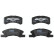 Brake Pad Set, disc brake COTEC GDB3358 TRW, Thumbnail 5