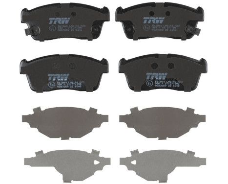 Brake Pad Set, disc brake COTEC GDB3359 TRW, Image 4