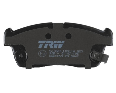 Brake Pad Set, disc brake COTEC GDB3359 TRW, Image 7