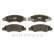 Brake Pad Set, disc brake COTEC GDB3363 TRW, Thumbnail 3