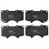 Brake Pad Set, disc brake COTEC GDB3364 TRW, Thumbnail 4