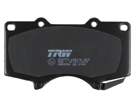 Brake Pad Set, disc brake COTEC GDB3364 TRW, Image 6