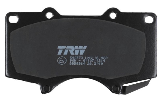 Brake Pad Set, disc brake COTEC GDB3364 TRW, Image 6