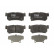 Brake Pad Set, disc brake COTEC GDB3366 TRW