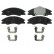 Brake Pad Set, disc brake COTEC GDB3367 TRW