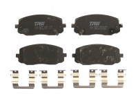 Brake Pad Set, disc brake COTEC GDB3369 TRW