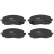 Brake Pad Set, disc brake COTEC GDB3369 TRW, Thumbnail 5