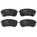 Brake Pad Set, disc brake COTEC GDB3370 TRW, Thumbnail 4
