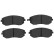 Brake Pad Set, disc brake COTEC GDB3371 TRW, Thumbnail 6