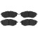 Brake Pad Set, disc brake COTEC GDB3372 TRW, Thumbnail 6