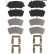 Brake Pad Set, disc brake COTEC GDB3372 TRW, Thumbnail 8