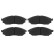 Brake Pad Set, disc brake COTEC GDB3392 TRW, Thumbnail 4