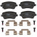 Brake Pad Set, disc brake COTEC GDB3396 TRW, Thumbnail 4