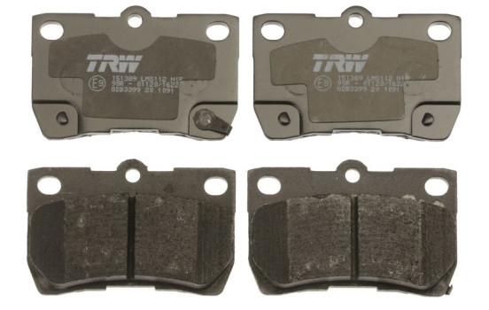 Brake Pad Set, disc brake COTEC GDB3399 TRW, Image 3