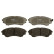 Brake Pad Set, disc brake COTEC GDB3403 TRW, Thumbnail 3