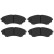 Brake Pad Set, disc brake COTEC GDB3403 TRW, Thumbnail 5