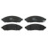 Brake Pad Set, disc brake COTEC GDB3404 TRW