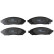 Brake Pad Set, disc brake COTEC GDB3404 TRW, Thumbnail 4