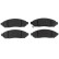 Brake Pad Set, disc brake COTEC GDB3404 TRW, Thumbnail 5