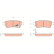 Brake Pad Set, disc brake COTEC GDB3405 TRW, Thumbnail 2