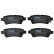 Brake Pad Set, disc brake COTEC GDB3405 TRW, Thumbnail 4